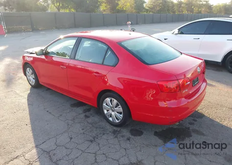 2012 Volkswagen Jetta 2.0L S from USA, damaged, VIN 3VW2K7AJ0CM351086